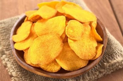 Chips de mandioquinha