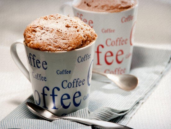 Bolo de caneca café com leite